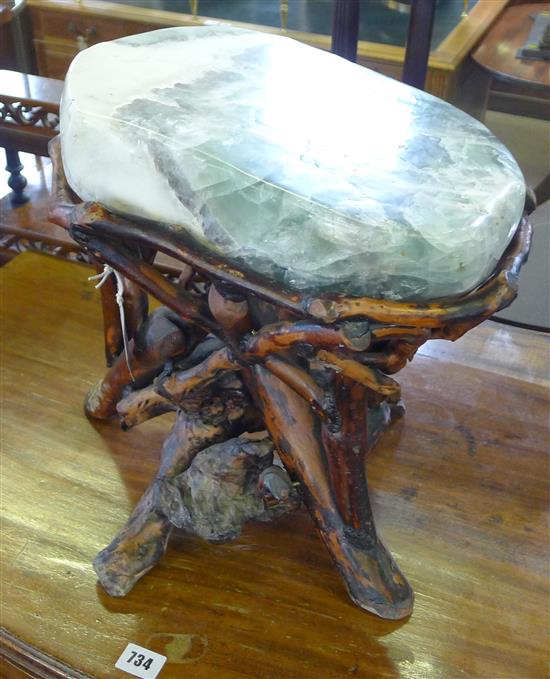 Quartz top occasional table